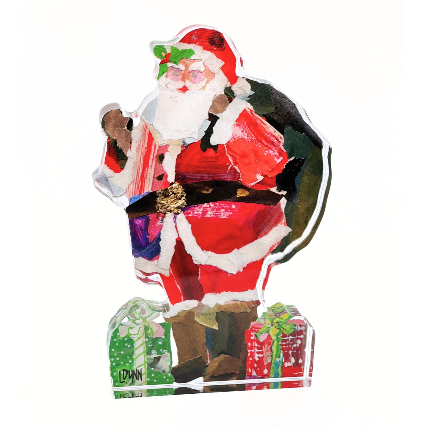 Jolly St. Nick Acrylic Block