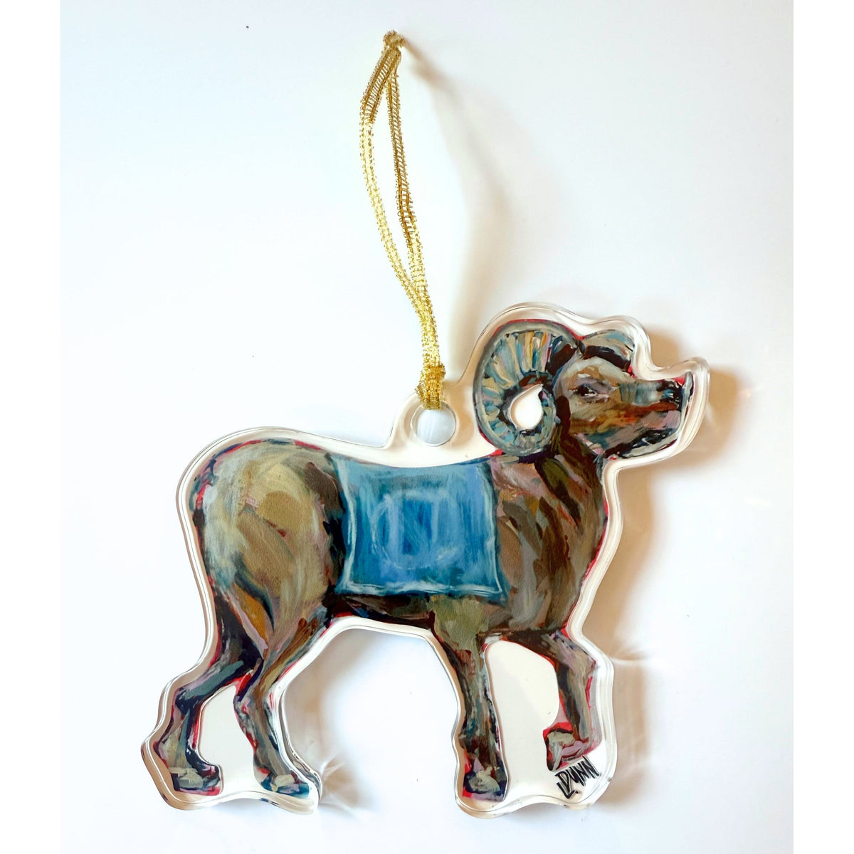 Tar Heel Ram Game Day Acrylic Ornament