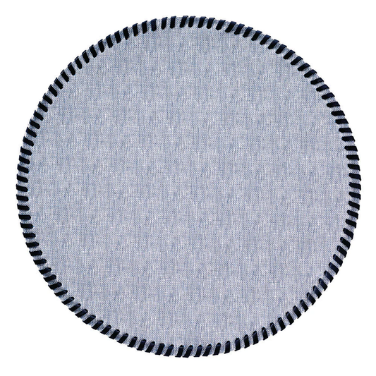 Whipstitch Placemats - Set of 4 - Bluebell