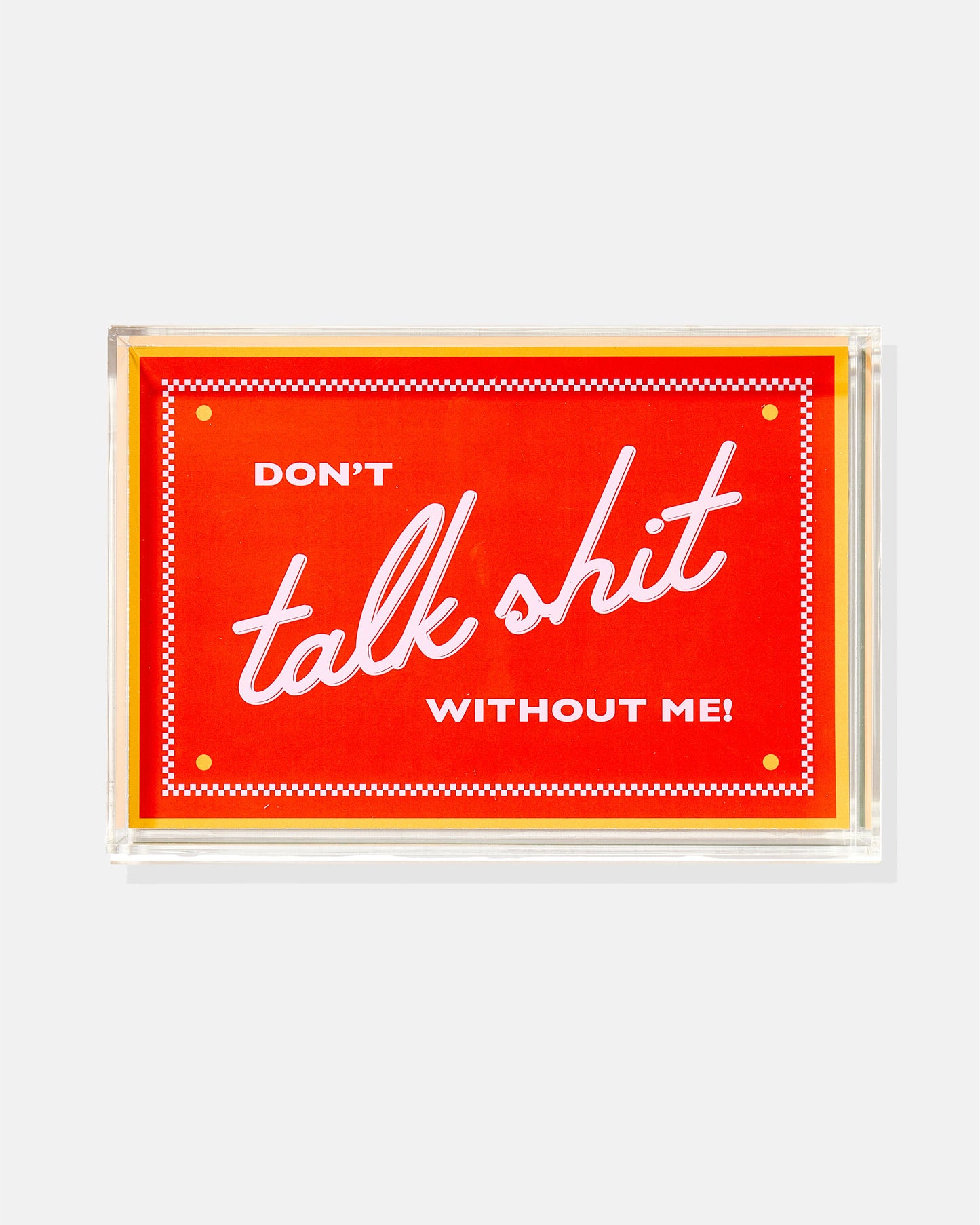 Snarky Red Small Tray