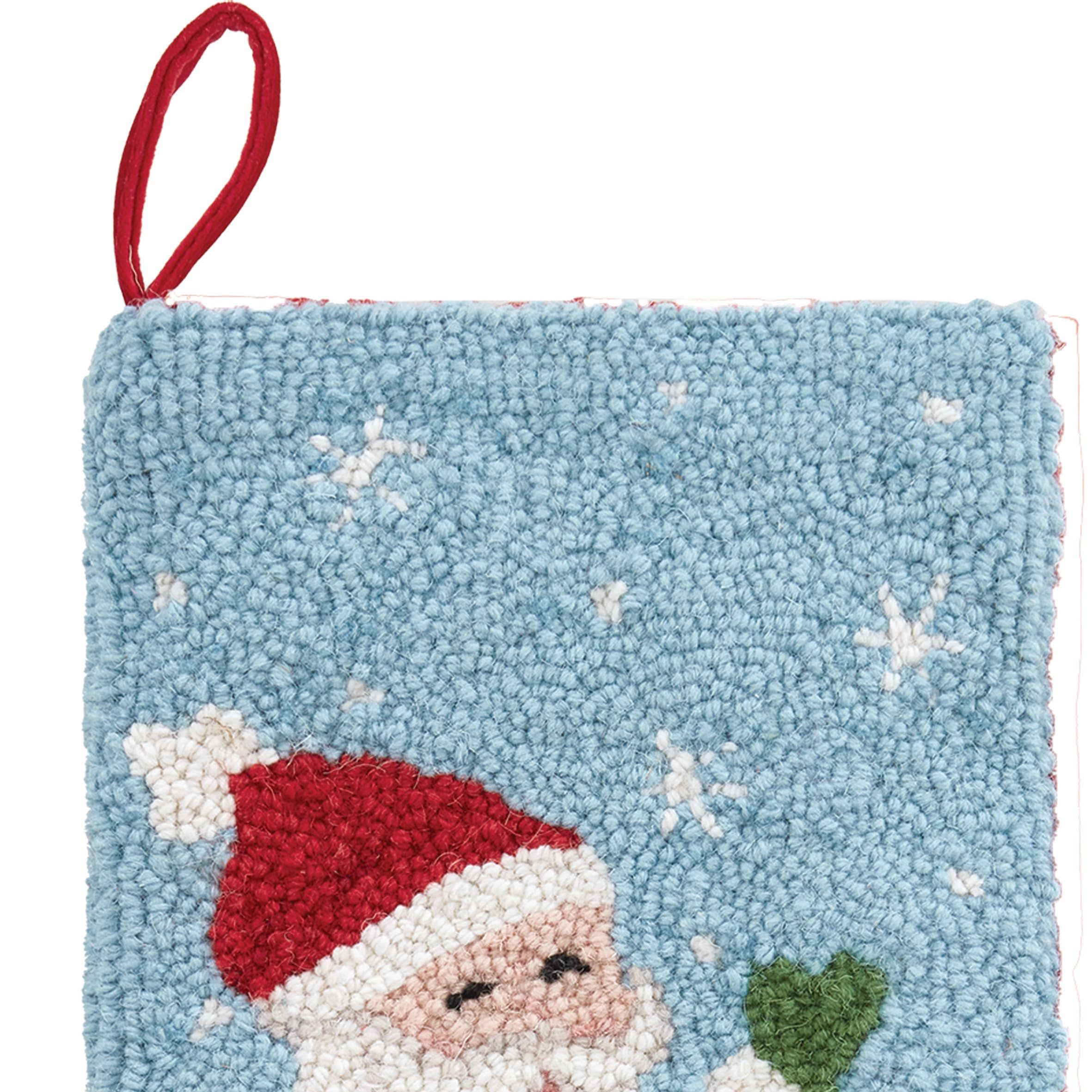 Santa On Sleigh Hook Stocking - Thumbnail 2