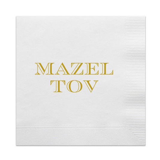 Mazel Tov Cocktail Paper Napkins