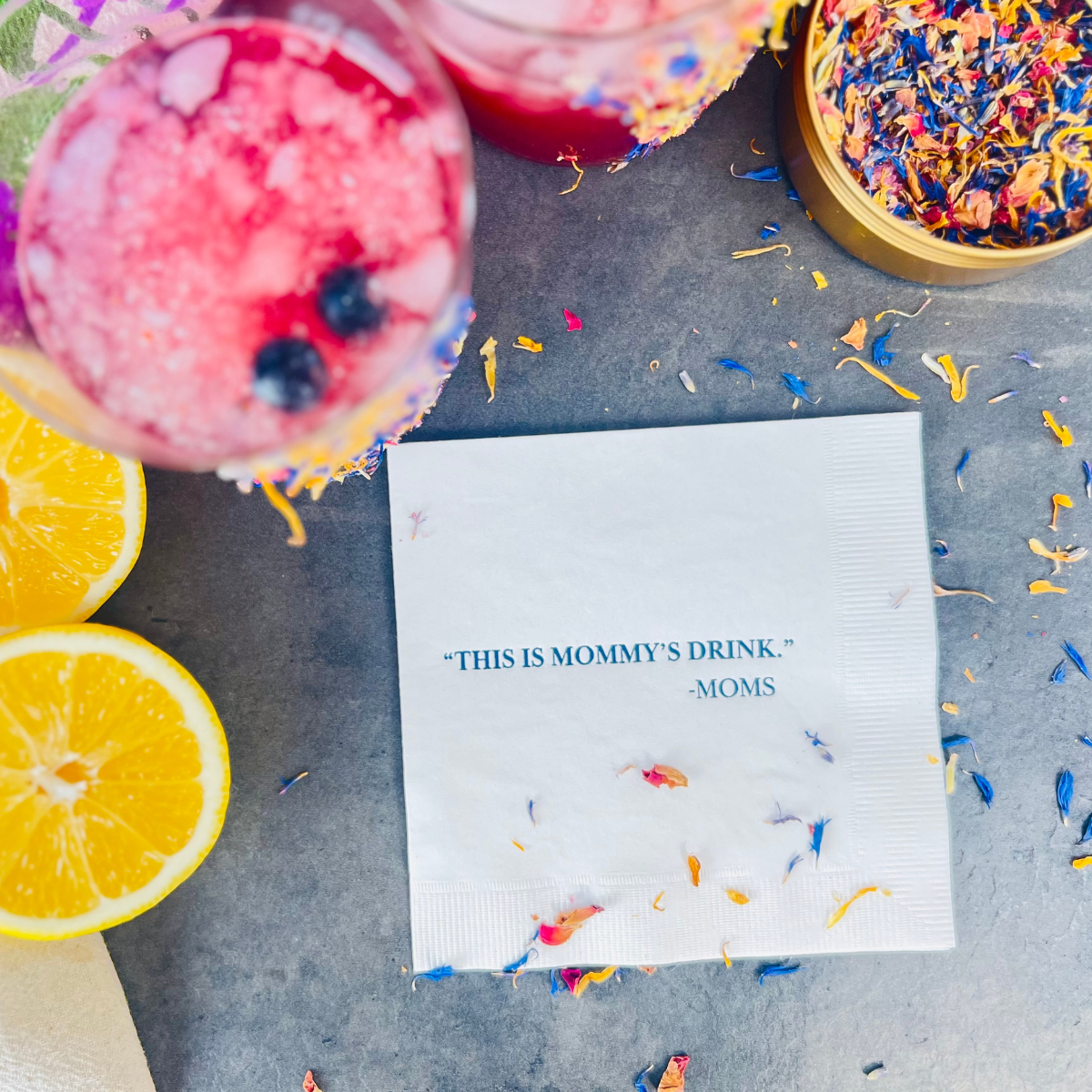 This Is Mommy's Drink Cocktail Paper Napkin