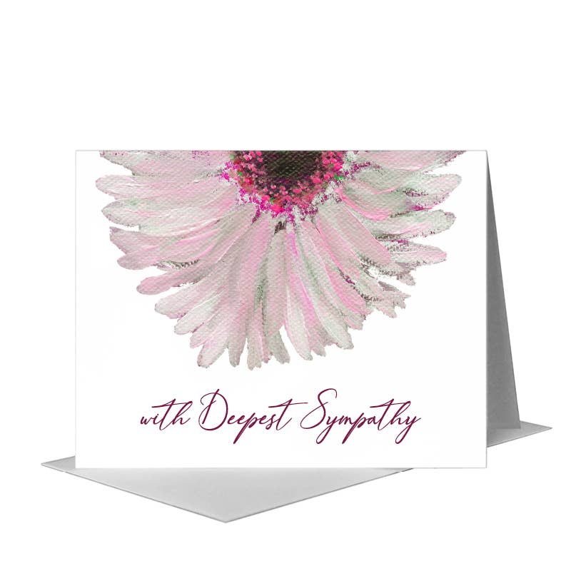 Gerber At Dusk Sympathy Card