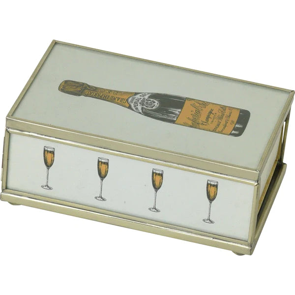 Champagne Bottle Matchbox Cover