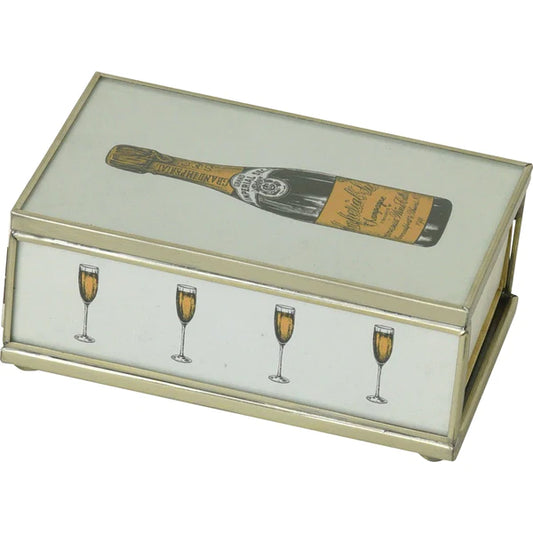 Champagne Bottle Matchbox Cover