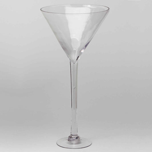 Glass Martini Centerpiece Vase - 19.75 Inches: 19.75"