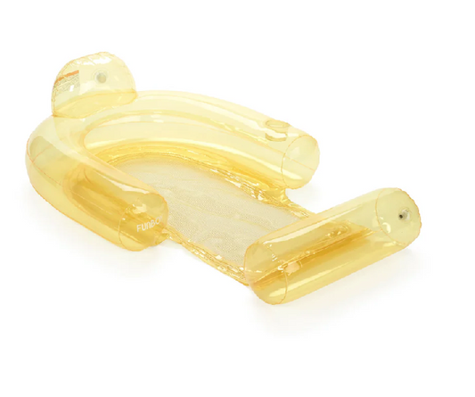 Clear Yellow Mesh Chair Inflatable