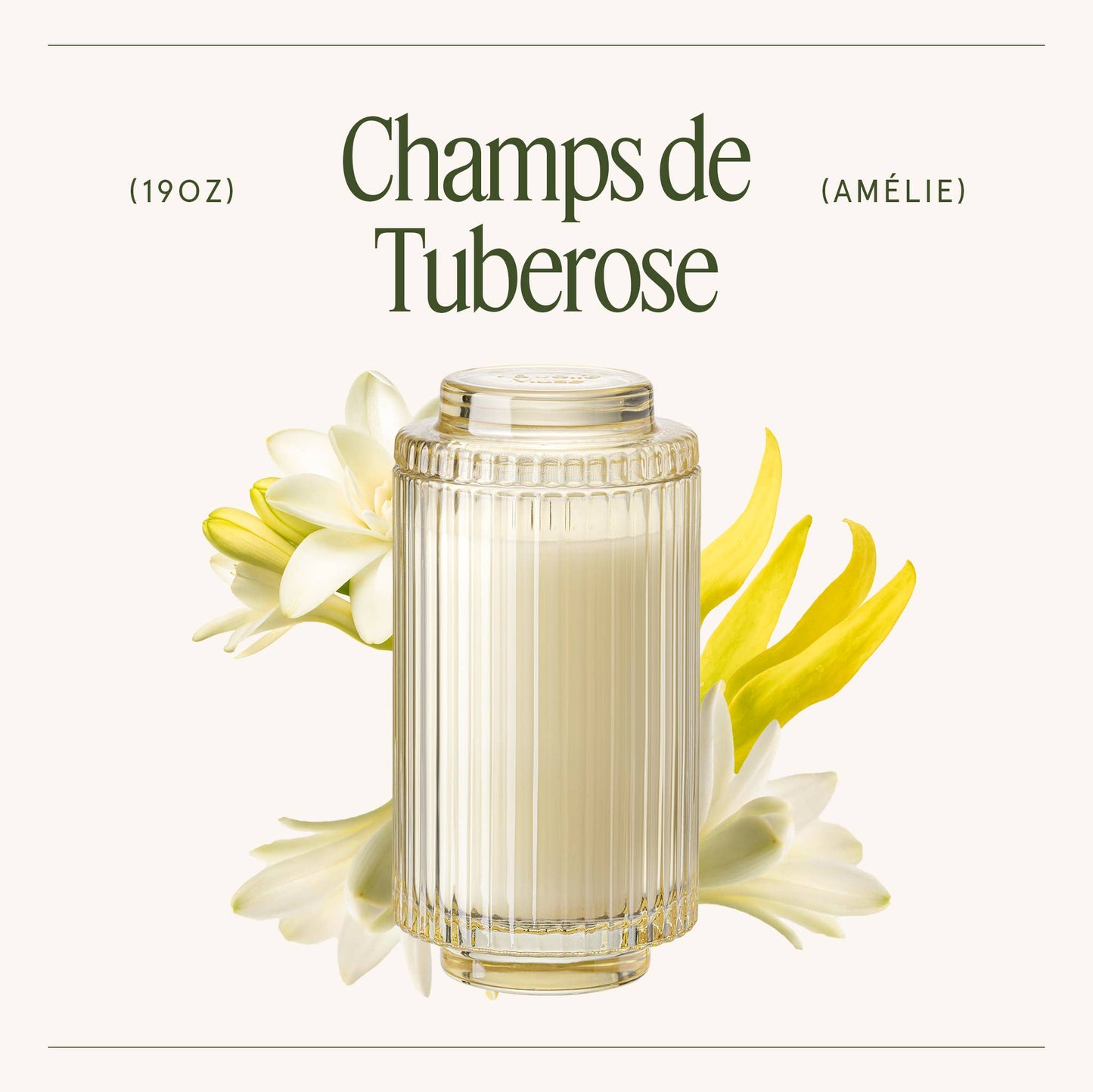 Amélie - Champs de Tuberose 19oz Candle Tester
