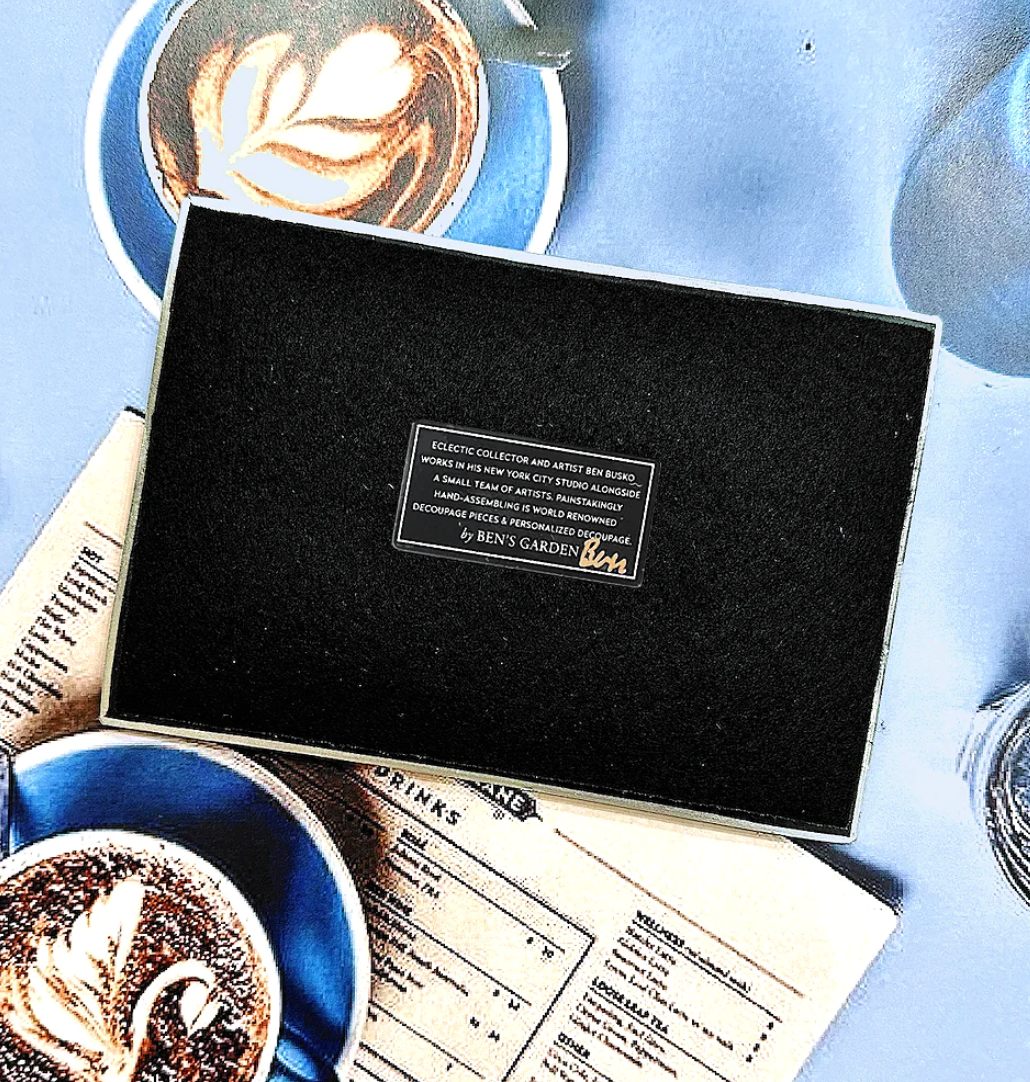 Paris Is Always A Good Idea Decoupage Glass Tray: 4"X 6"