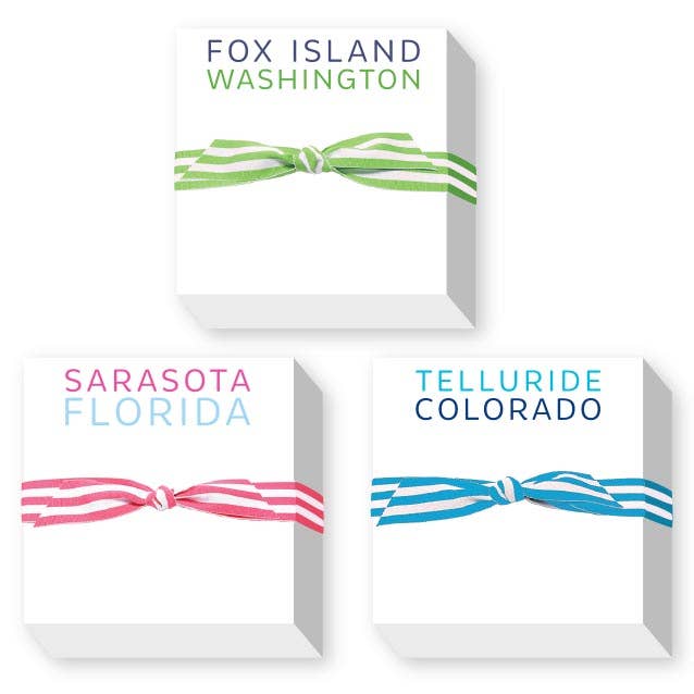 CITY AND STATE CHUBBIE NOTEPAD 23: TURQUOISE