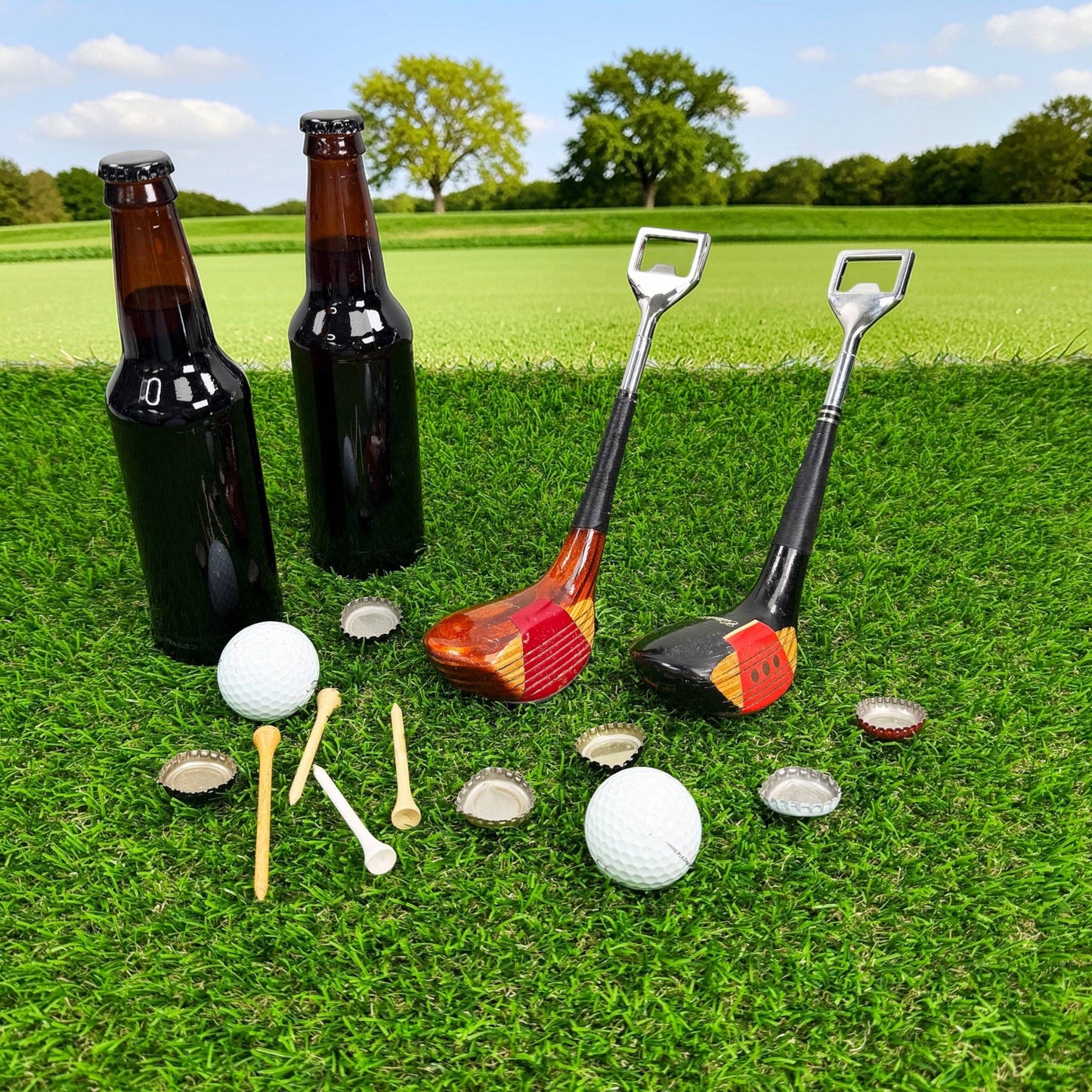 Antique Golf Club Beer Bottle Opener