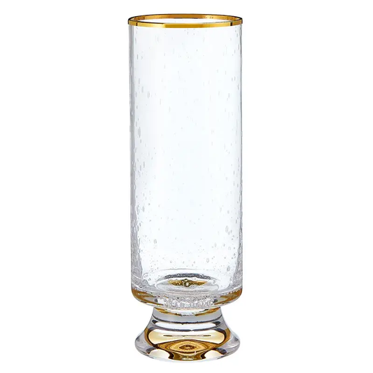 Gold Rimmed Champagne Glass, set of 4