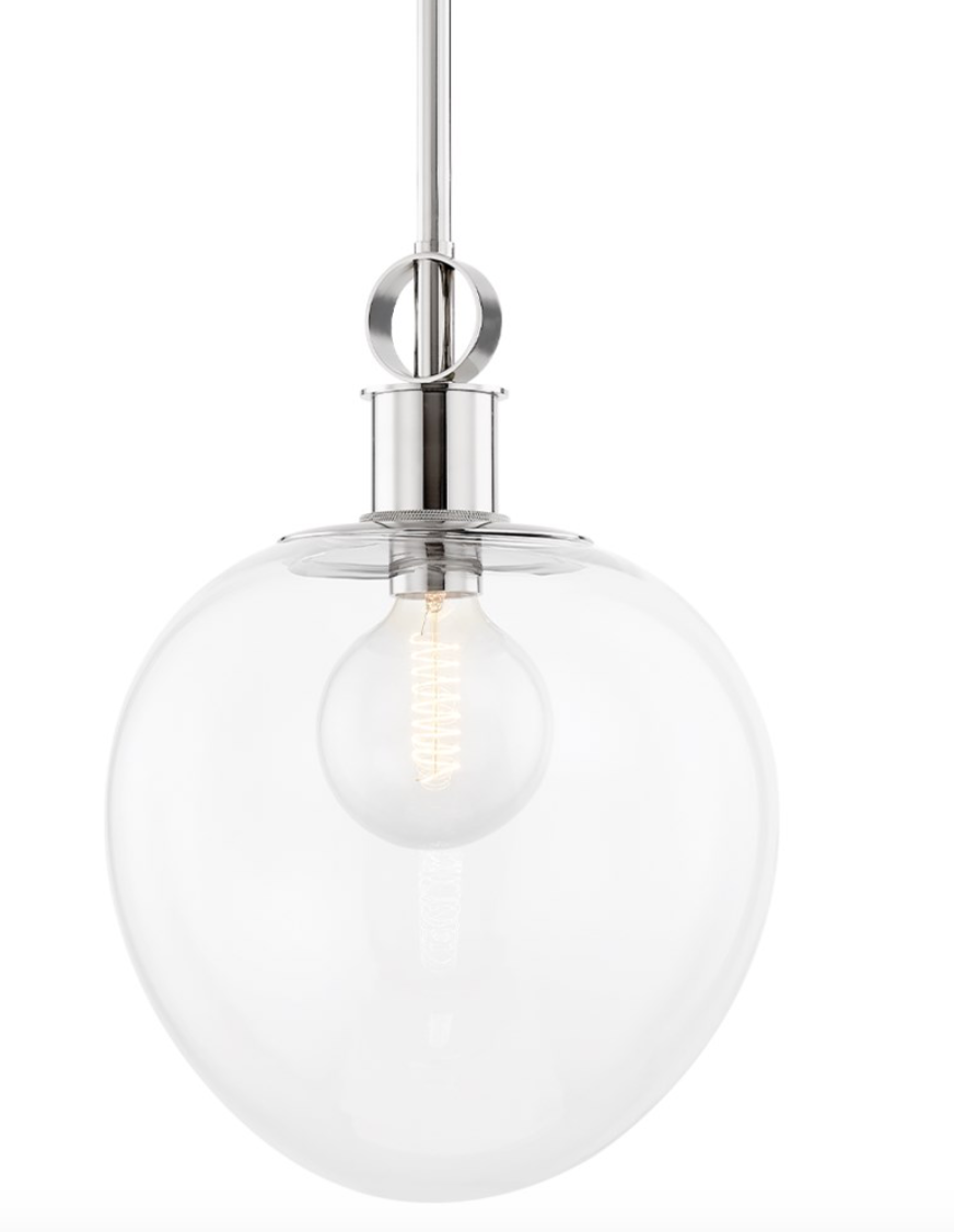 Anna Pendant - Polished Nickel