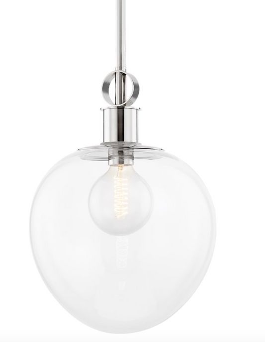 Anna Pendant - Polished Nickel