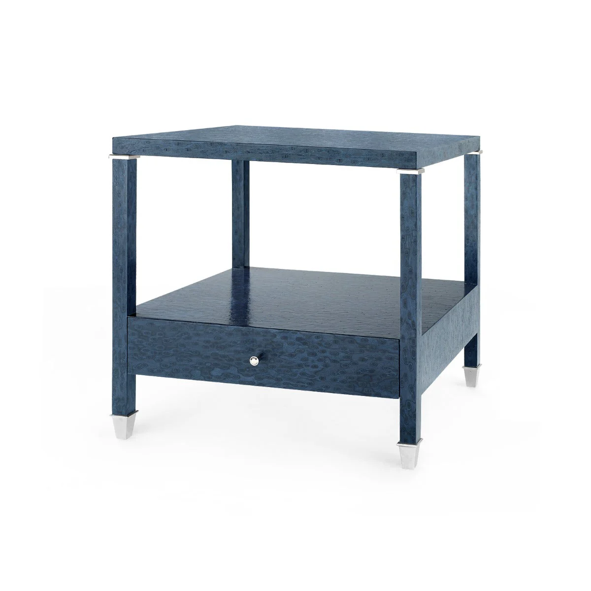 Alessandra Navy Side Table