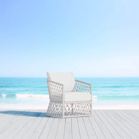 Amelia Club Chair - Sand, Cloud Cushion