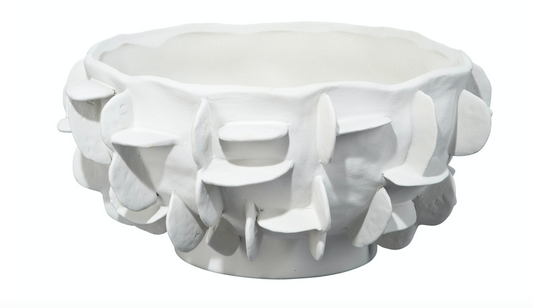 Helios Bowl White Ceramic