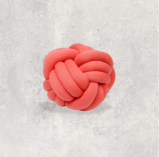 Crimson Knot Pillow