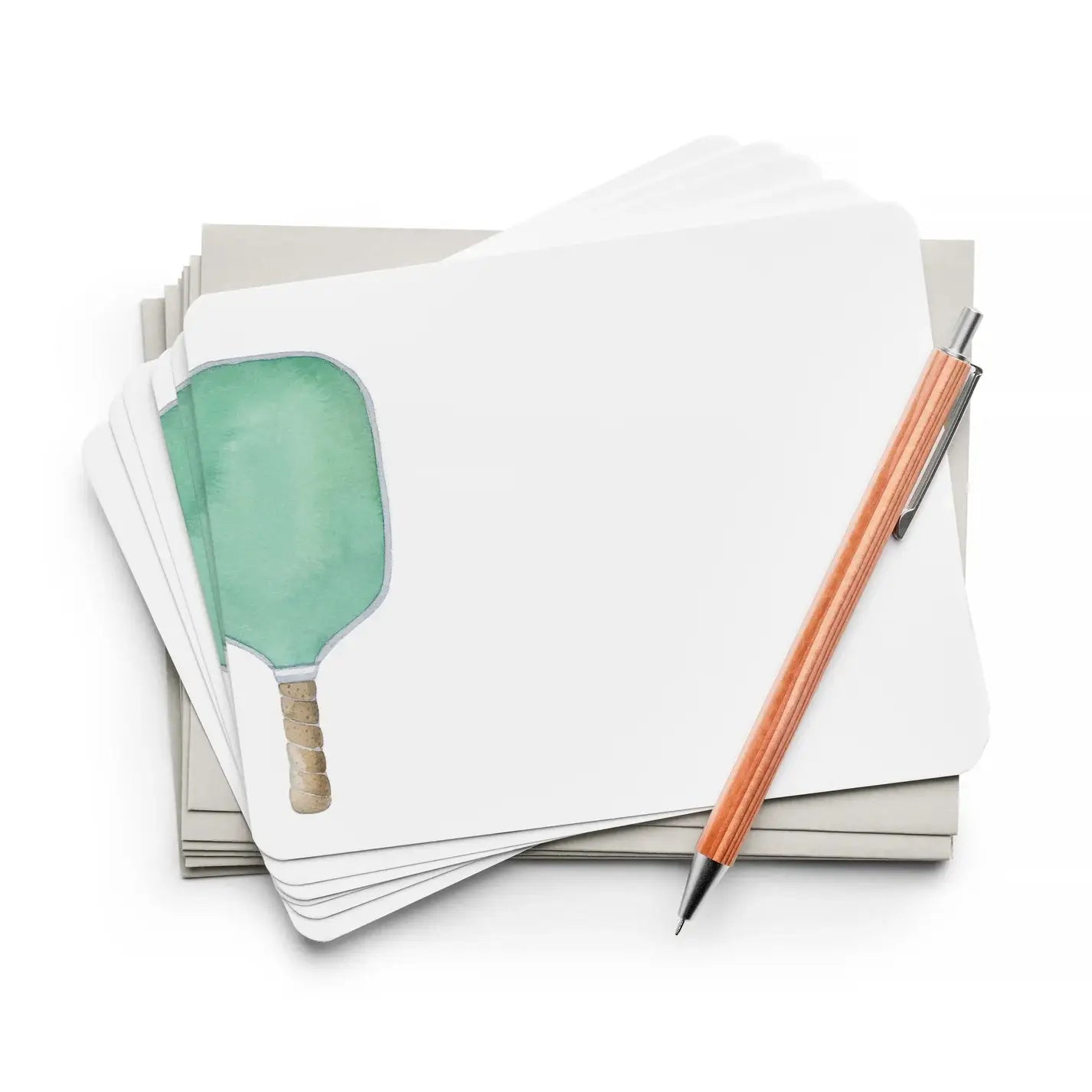 Pickleball Flat Notes | Boxed Notecards Stationery