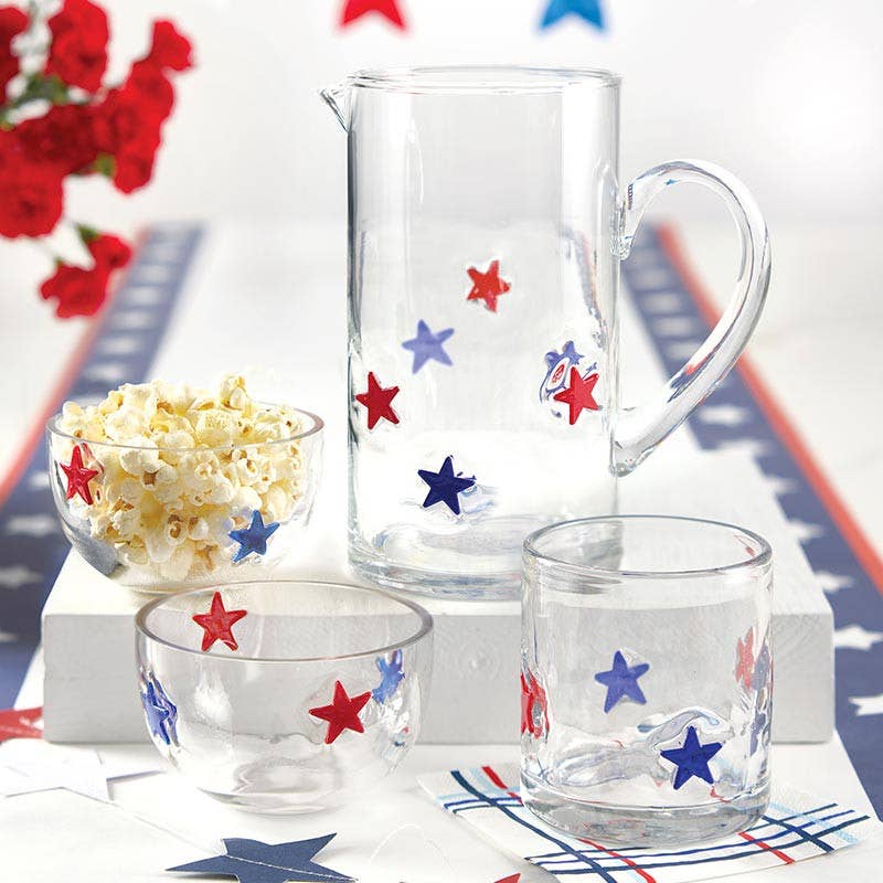 Icon Glass Pitcher - Star: Glass / 48 oz, 8" h