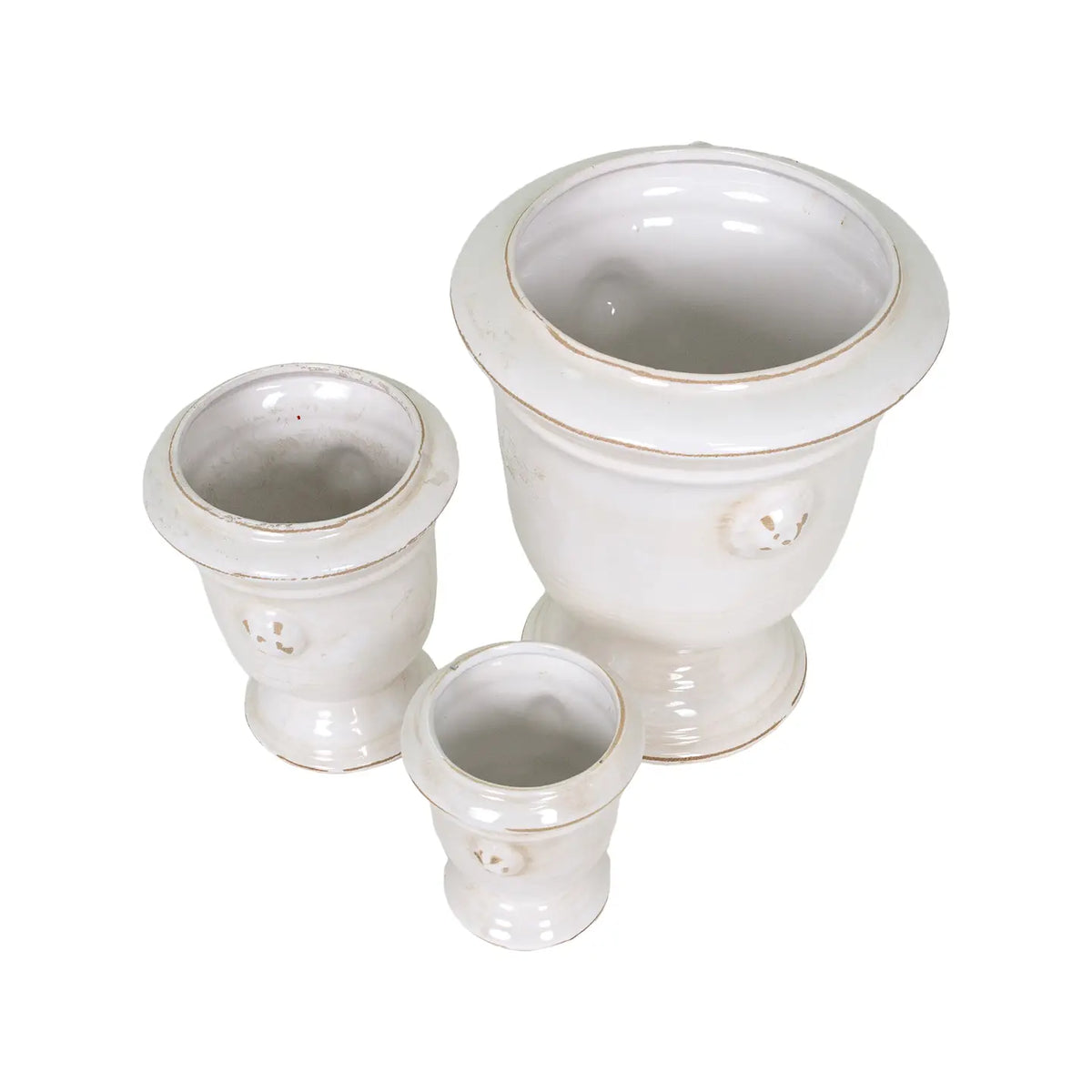 Tuscan Planters, set of 3