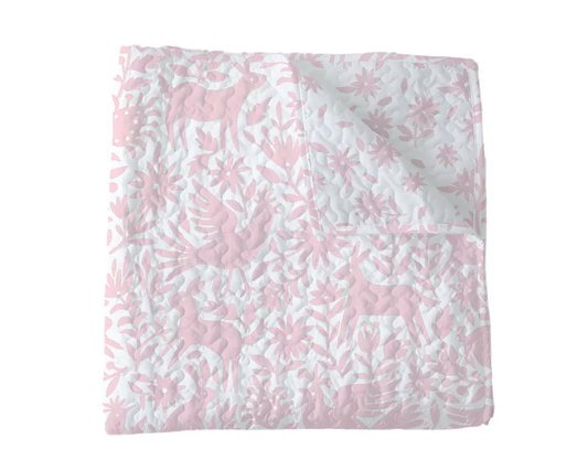 Piper Otomi in Light Pink Baby Blanket