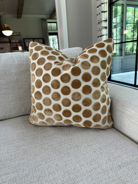 Buttons Topaz Pillow