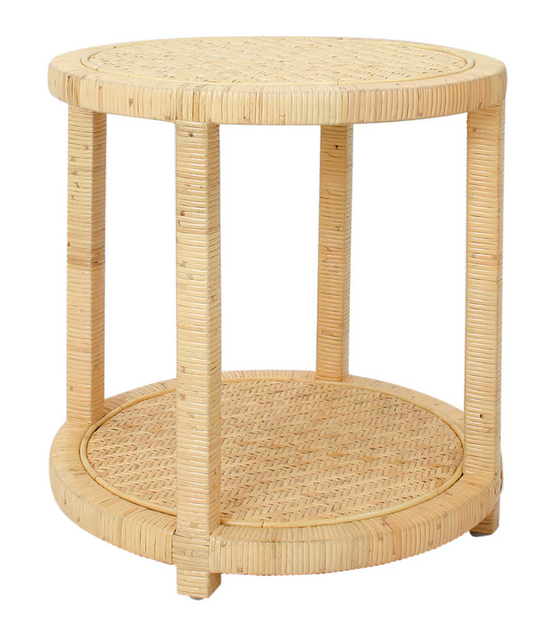 Ellison Round Rattan Side Table