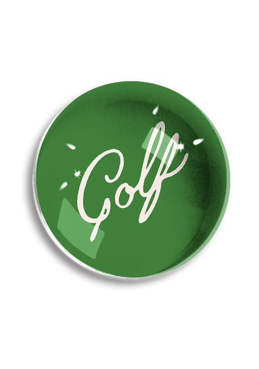 Vintage Golf Script Paperweight