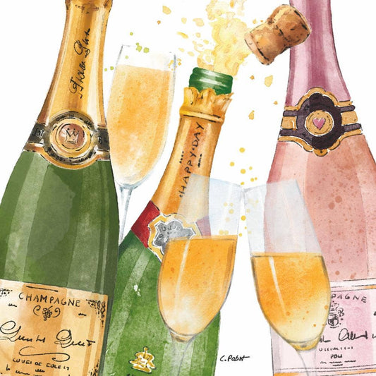 BEV-C'EST L'HEURE Cocktail Napkins