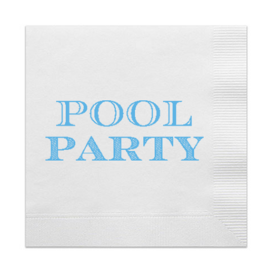 Pool Party Cocktail Paper Napkins