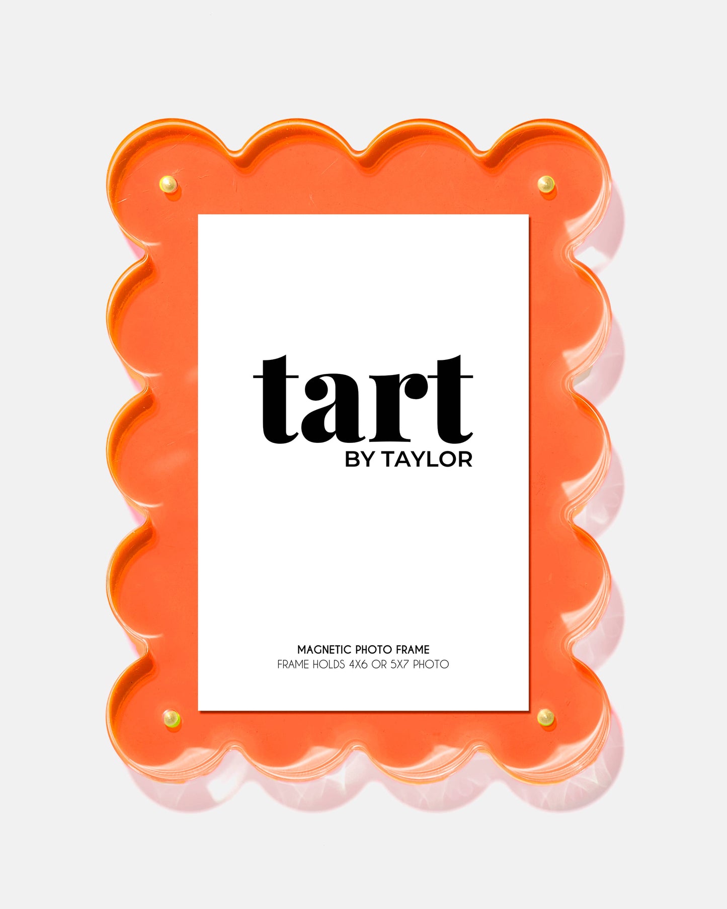 Neon Orange Acrylic Picture Frame