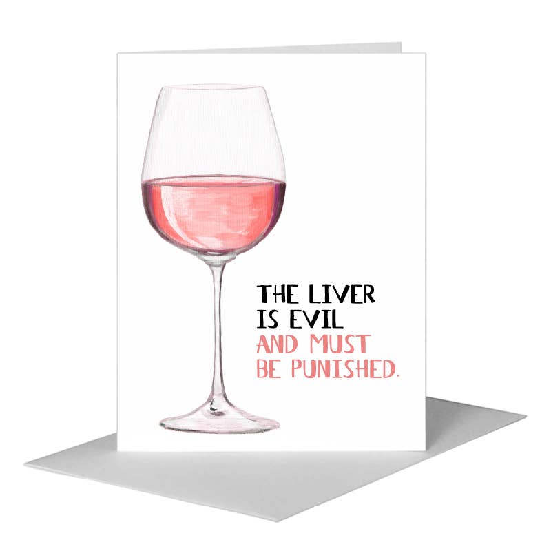 Liver Is Evil Card
