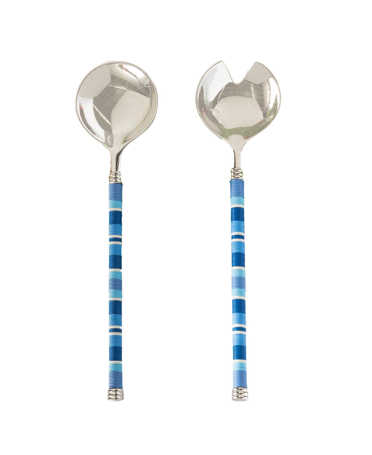 Jubilee Salad Servers - Shades of Denim