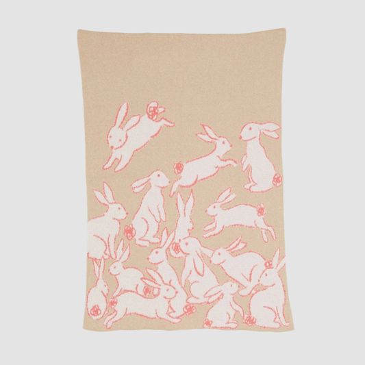 Baby Bunny Throw - Pink