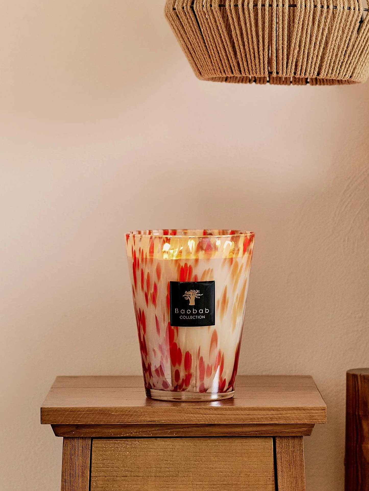 Baobab Pearls Coral Candle - Max 10