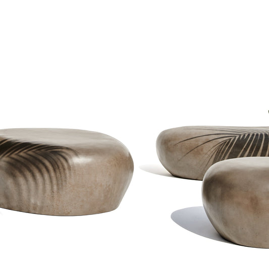 Aleski Grey Outdoor Coffee Table, 57" x 43"