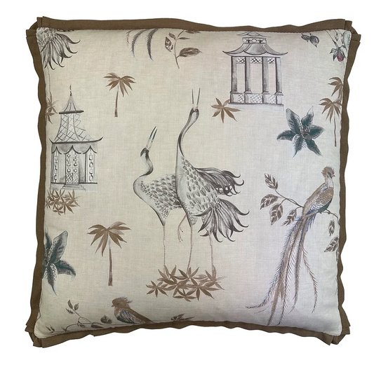 Let it Crane Aegean Lumbar - 16x24