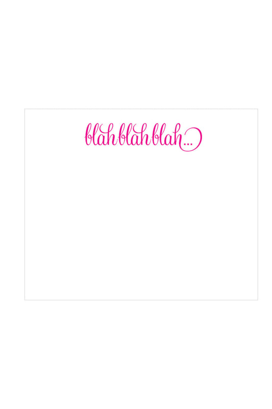 Blah Blah Luxe Notepad