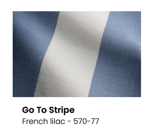 Go To Stripe fabric / LILAC