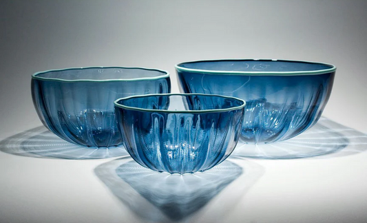 Threaded Bowl / Blue