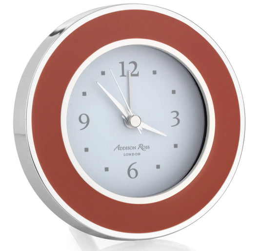 Orange & Silver Alarm Clock