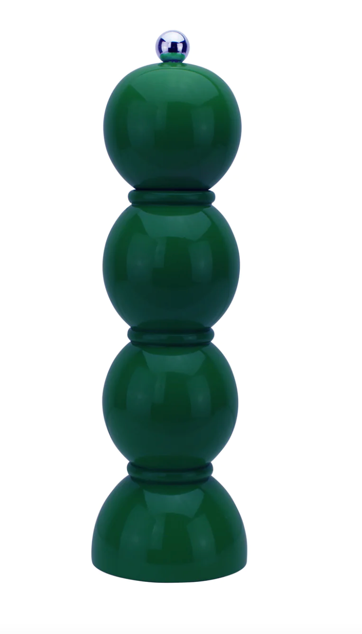 Racing Green Lacquered Salt/Pepper Mill