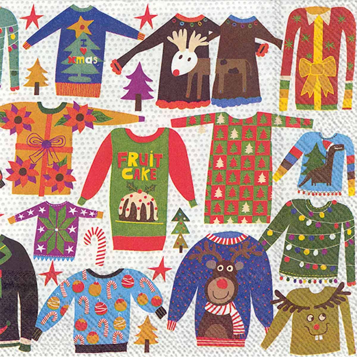 Cocktail Napkins / Ugly Christmas Sweater