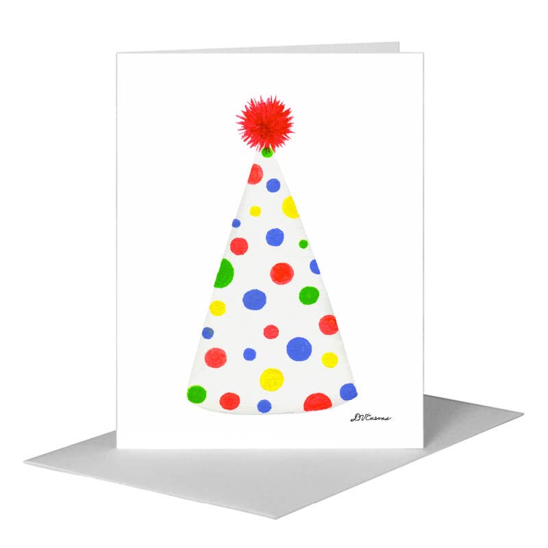 Party Hat, Greeting Card (8607B): EN Card