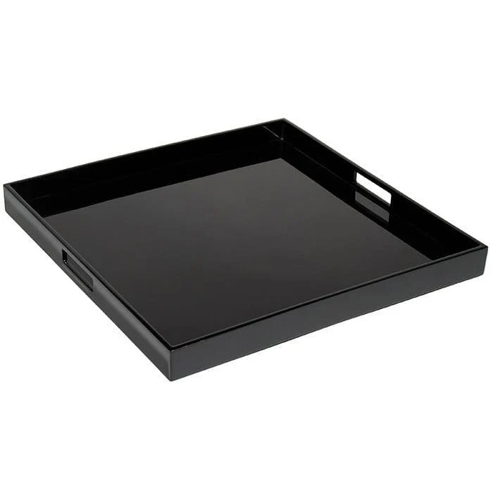 Large Black Lacquer Tray