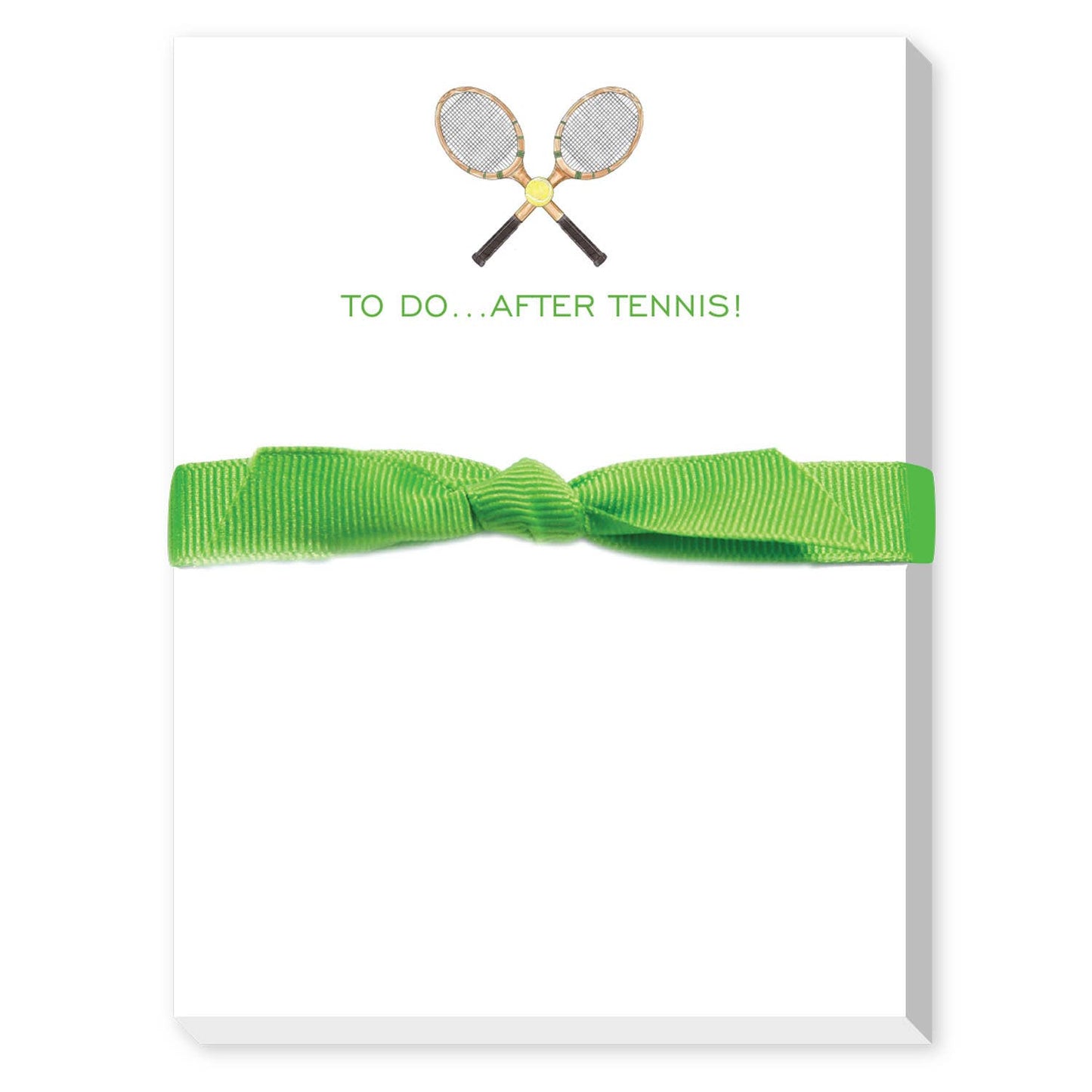 To Do After Tennis Racquets Notepad