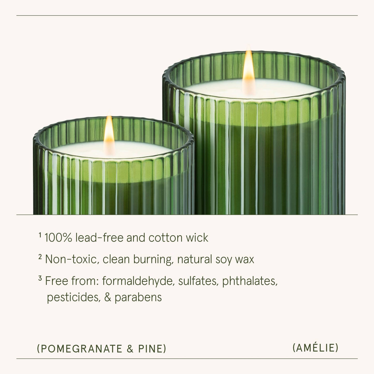 Amélie - Pomegranate & Pine 7oz Candle Tester