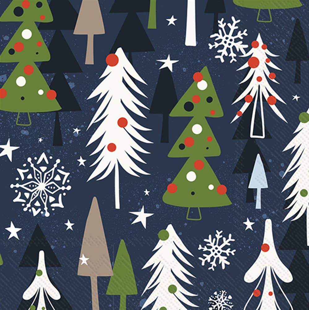 Cocktail Napkins / Christmas Forest